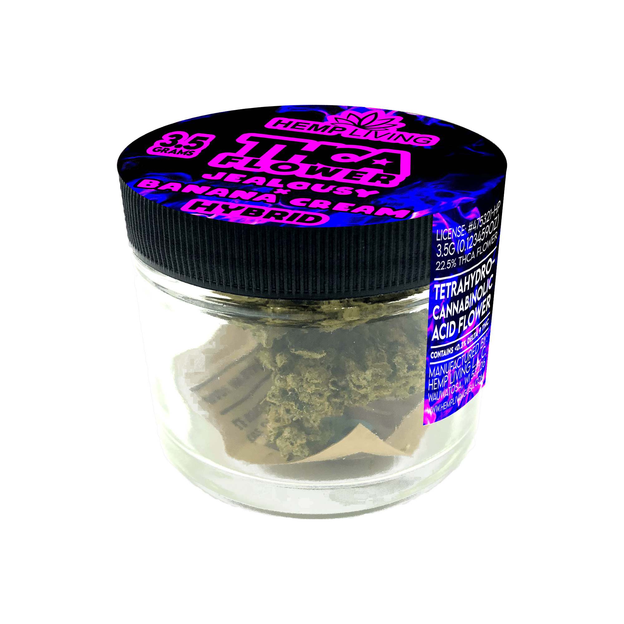hemp-living-thca-flower-3-5g-jar-jealousy-x-banana-cream-the